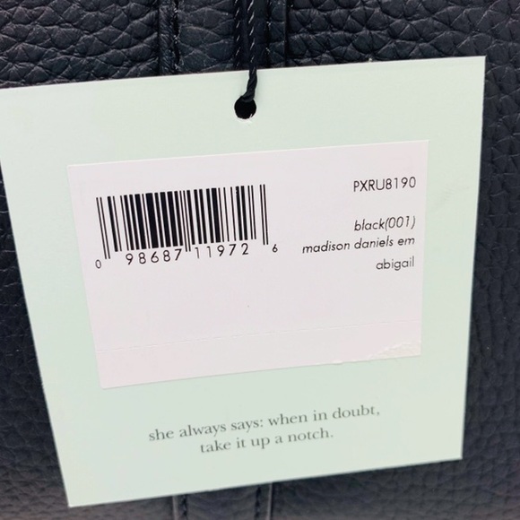 Kate spade Madison Daniels Em abigail Black RARE - Picture 6 of 8
